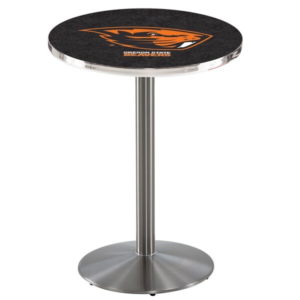 42" Stainless Steel Oregon State Pub Table